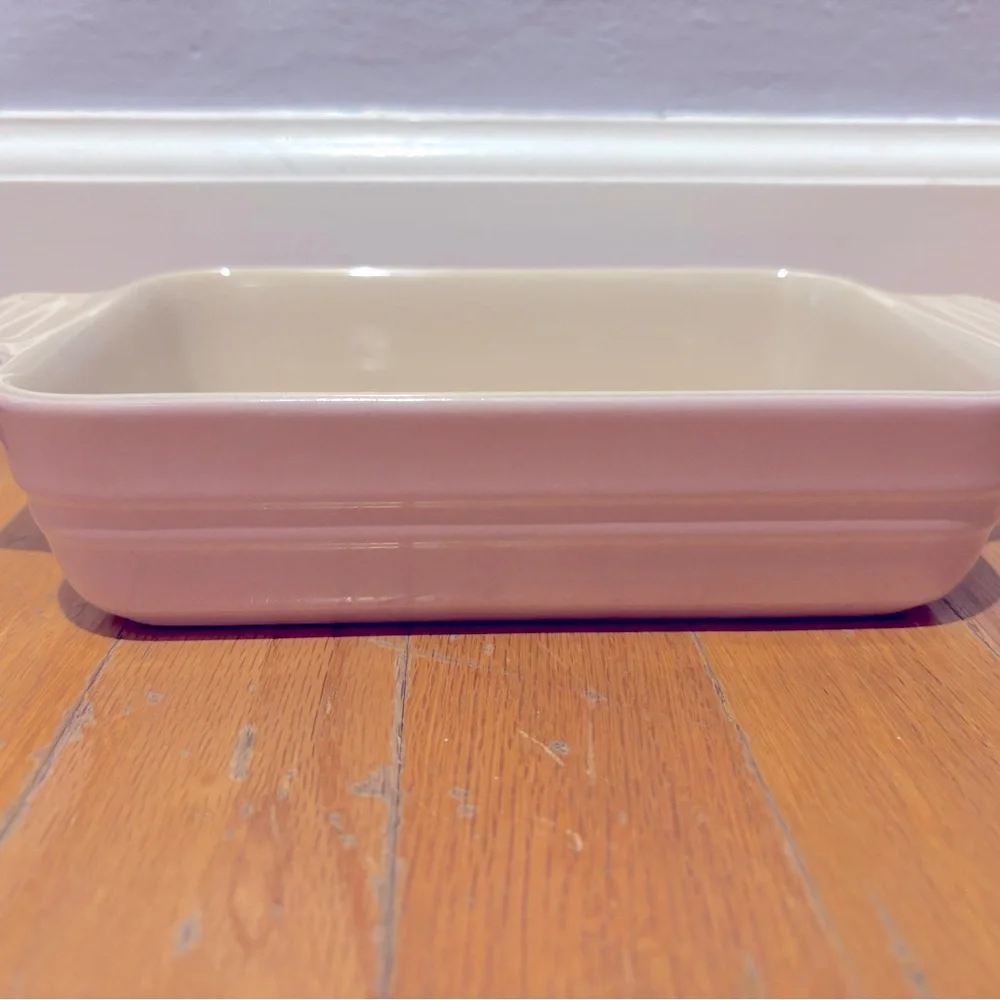 NWT Le Creuset 18cm rectangular Baking dishes in blue & pink - set of 2 (1 ea)